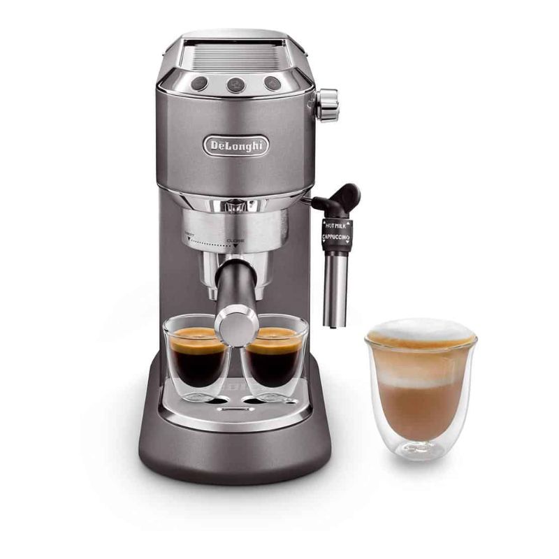 Máy pha cafe thủ công DeLonghi EC785GY Dedica Metallics